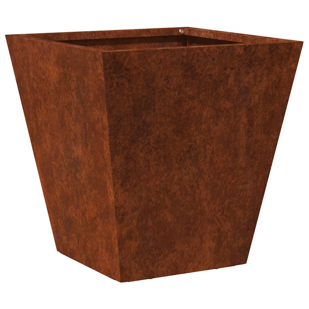 Fioriera da Giardino 30x30x30 cm in Acciaio Corten