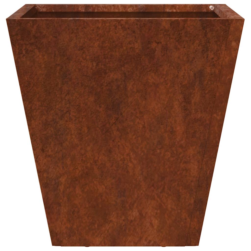 Fioriera da Giardino 30x30x30 cm in Acciaio Corten