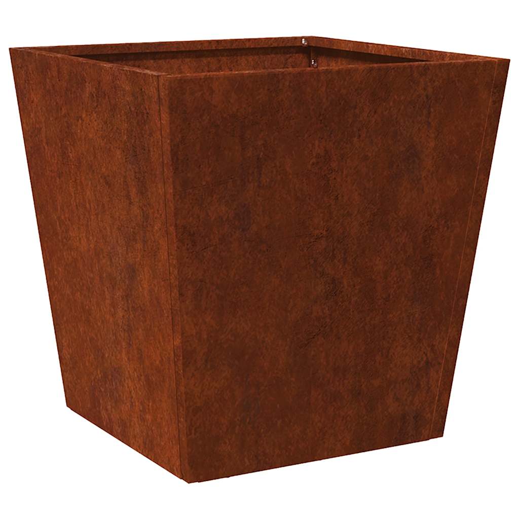 Fioriera da Giardino 40x40x40 cm in Acciaio Corten