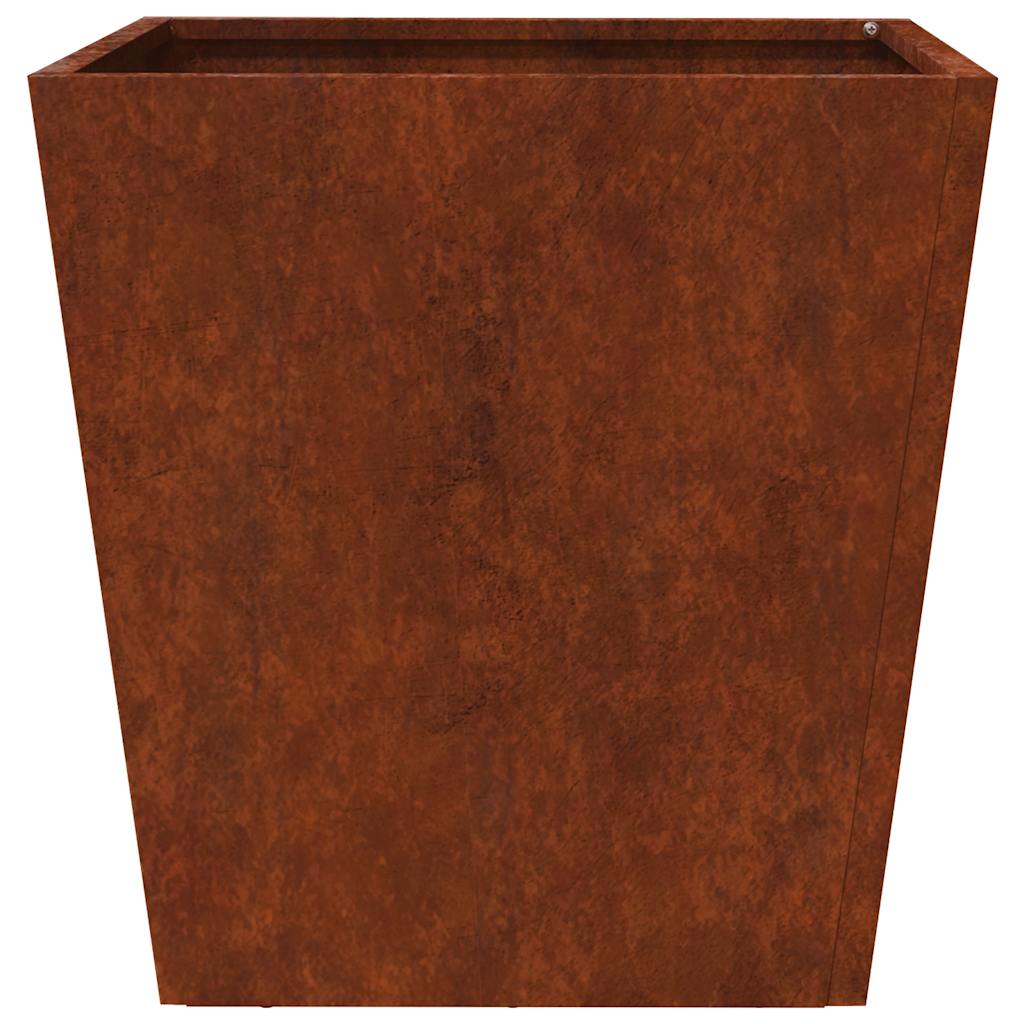 Fioriera da Giardino 40x40x40 cm in Acciaio Corten