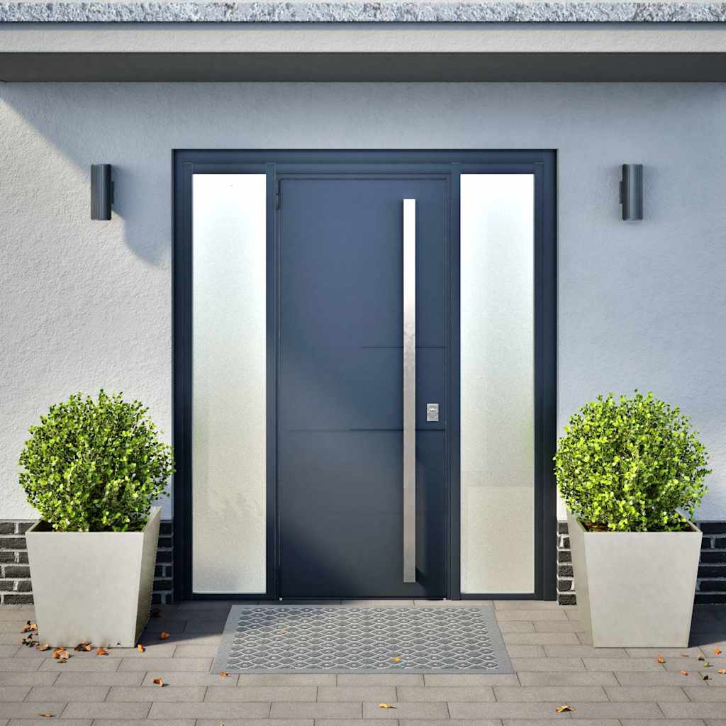 Fioriere da Giardino 2 pz 50x50x50 cm in Acciaio Inox