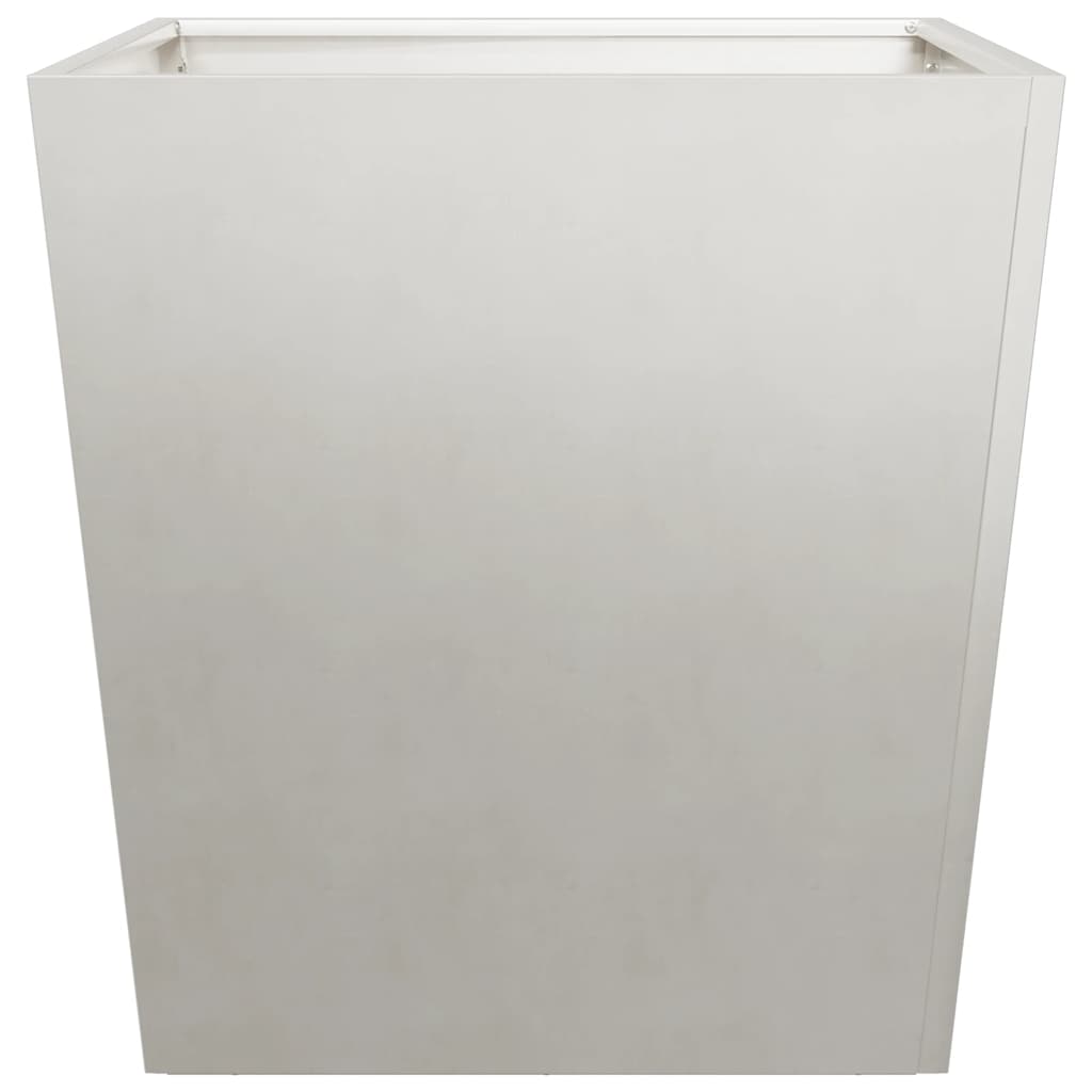 Fioriere da Giardino 2 pz 50x50x50 cm in Acciaio Inox