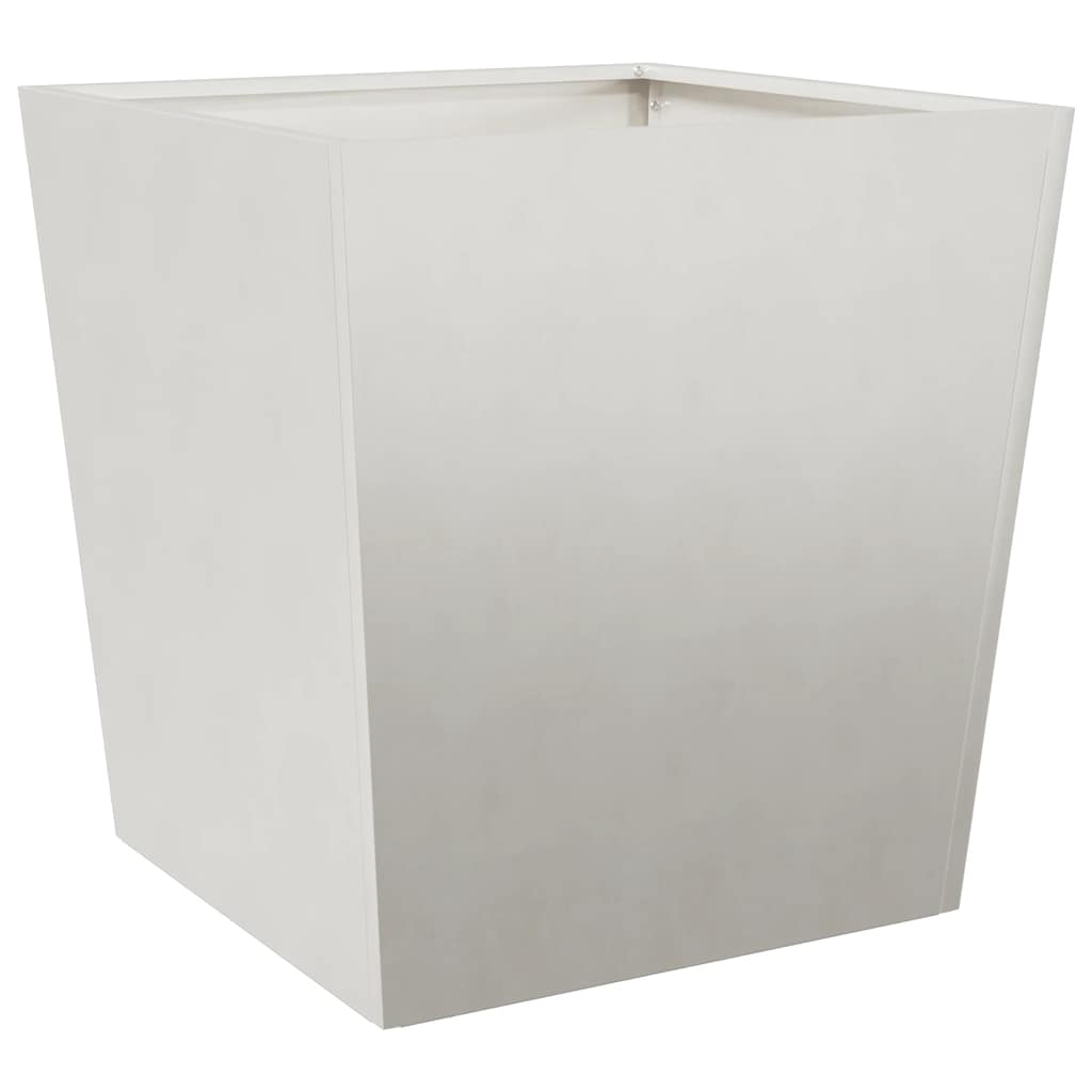 Fioriere da Giardino 2 pz 50x50x50 cm in Acciaio Inox
