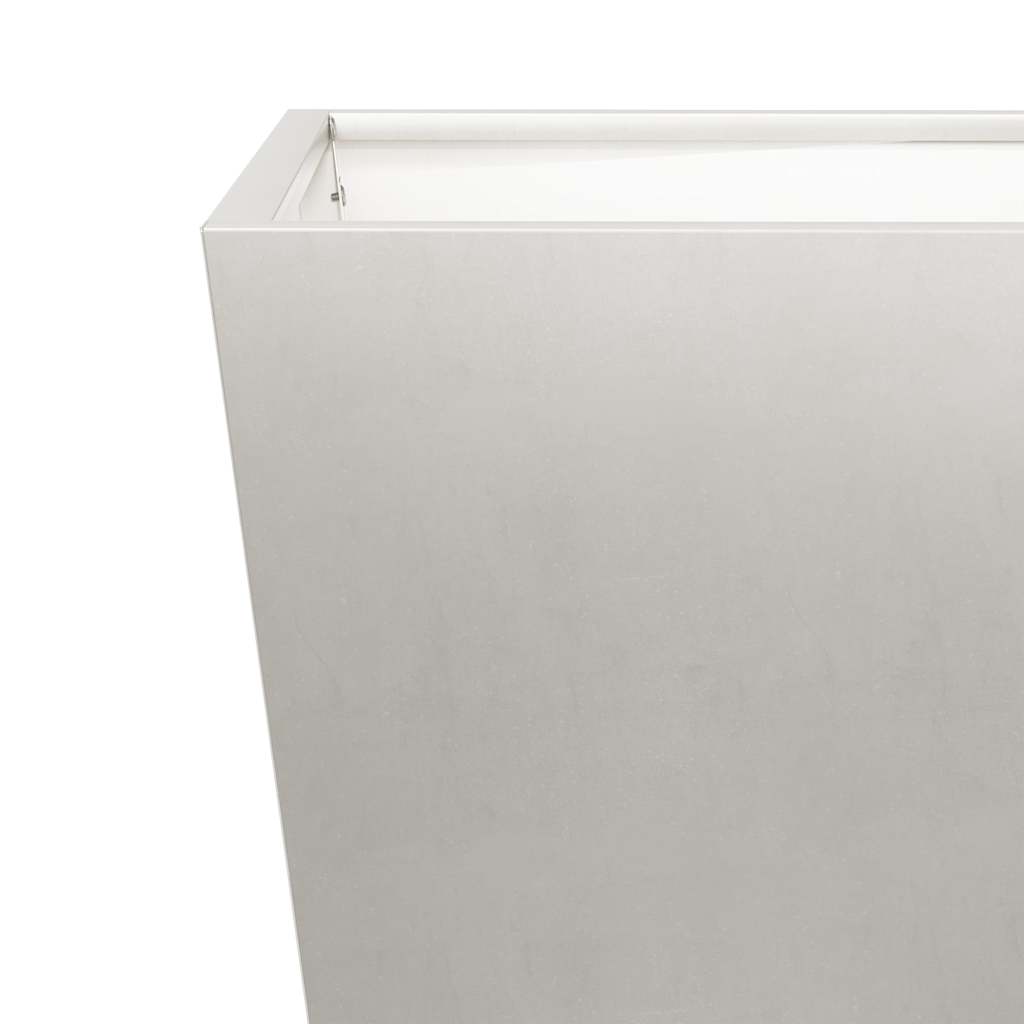 Fioriere da Giardino 2 pz 50x50x50 cm in Acciaio Inox