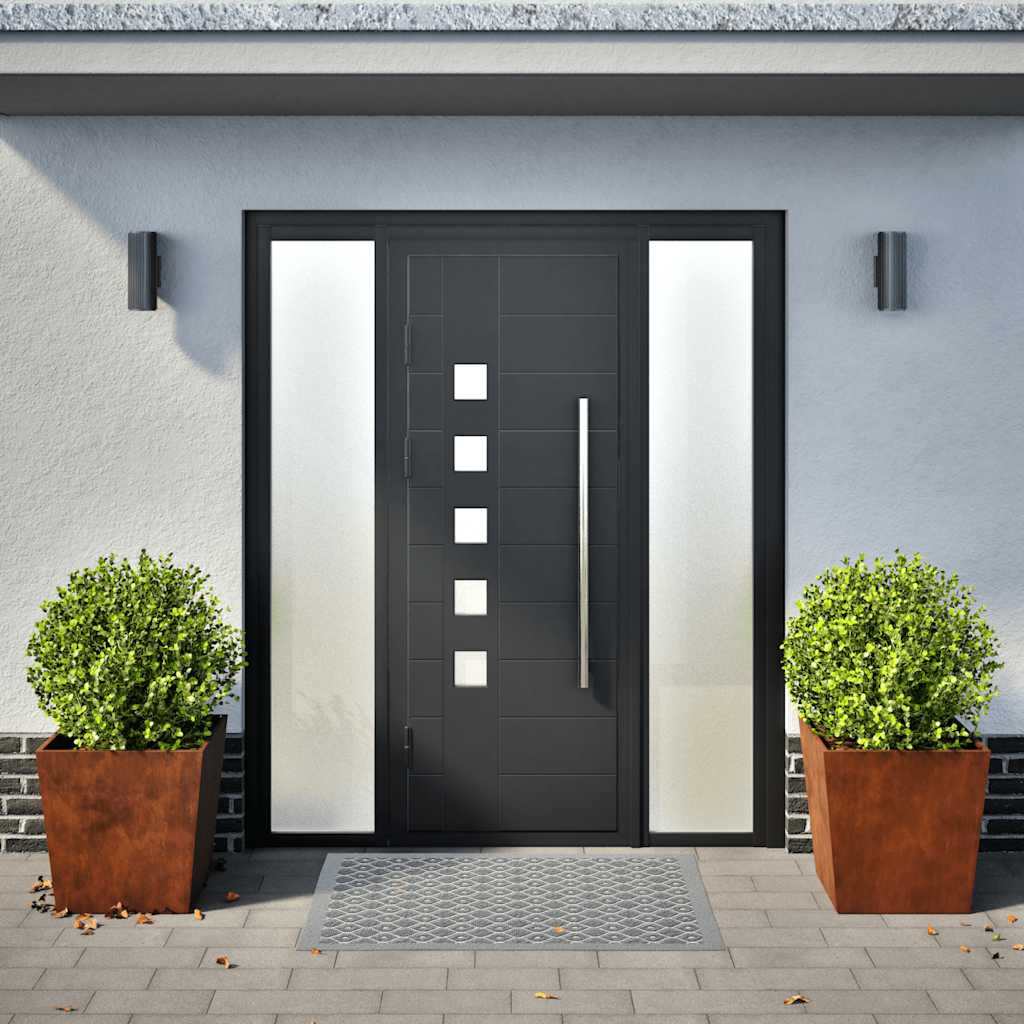 Fioriere da Giardino 2 pz 50x50x50 cm in Acciaio Corten