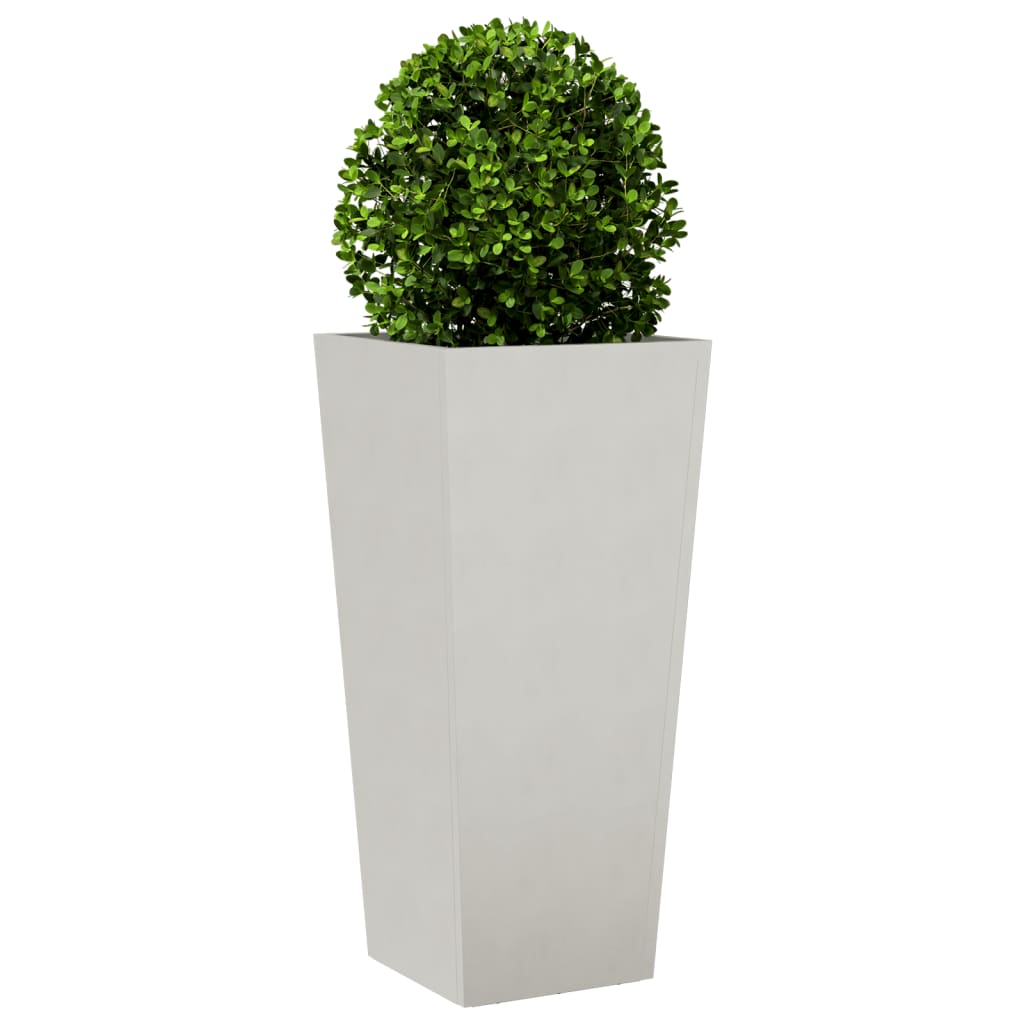 Fioriera da Giardino 35x35x75 cm in Acciaio Inox