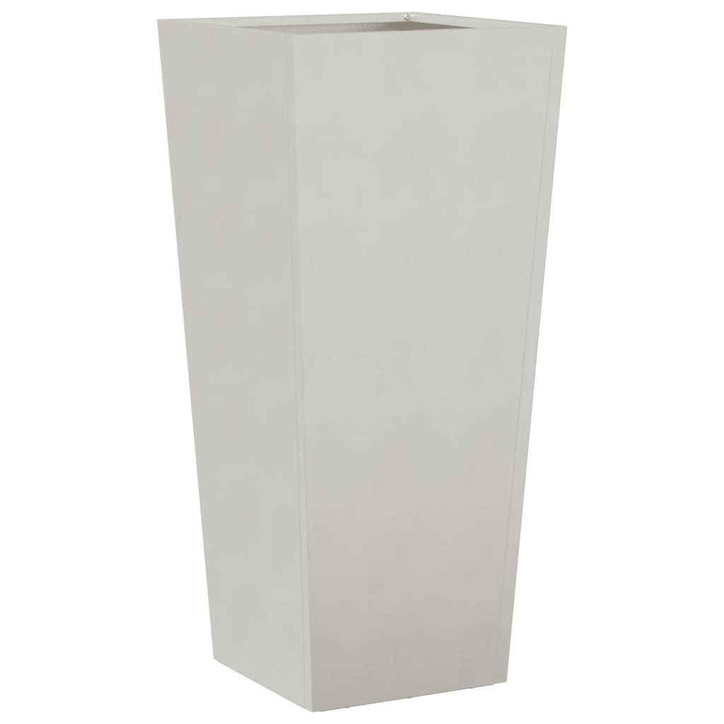Fioriere da Giardino 2 pz 35x35x75 cm in Acciaio Inox
