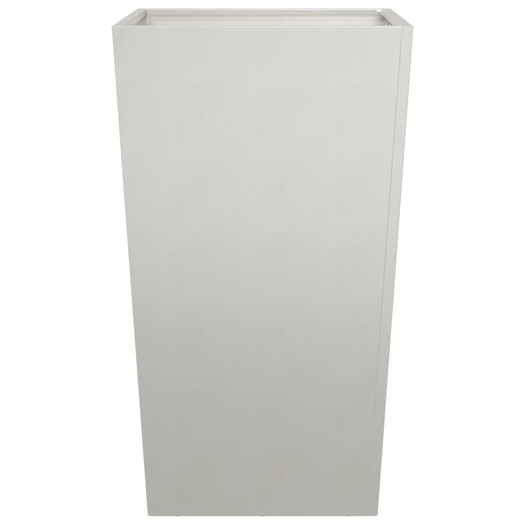 Fioriera da Giardino 45x45x75 cm in Acciaio Inox