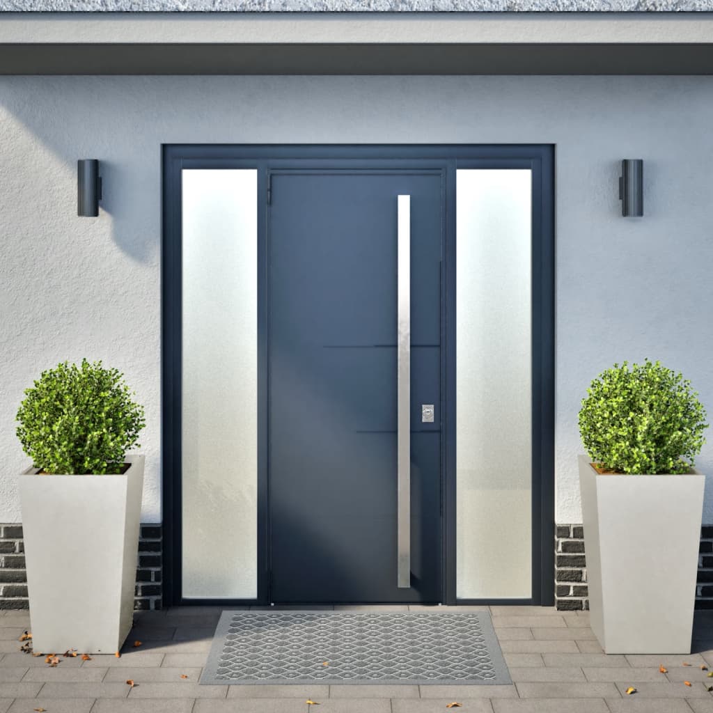 Fioriere da Giardino 2 pz 45x45x75 cm in Acciaio Inox