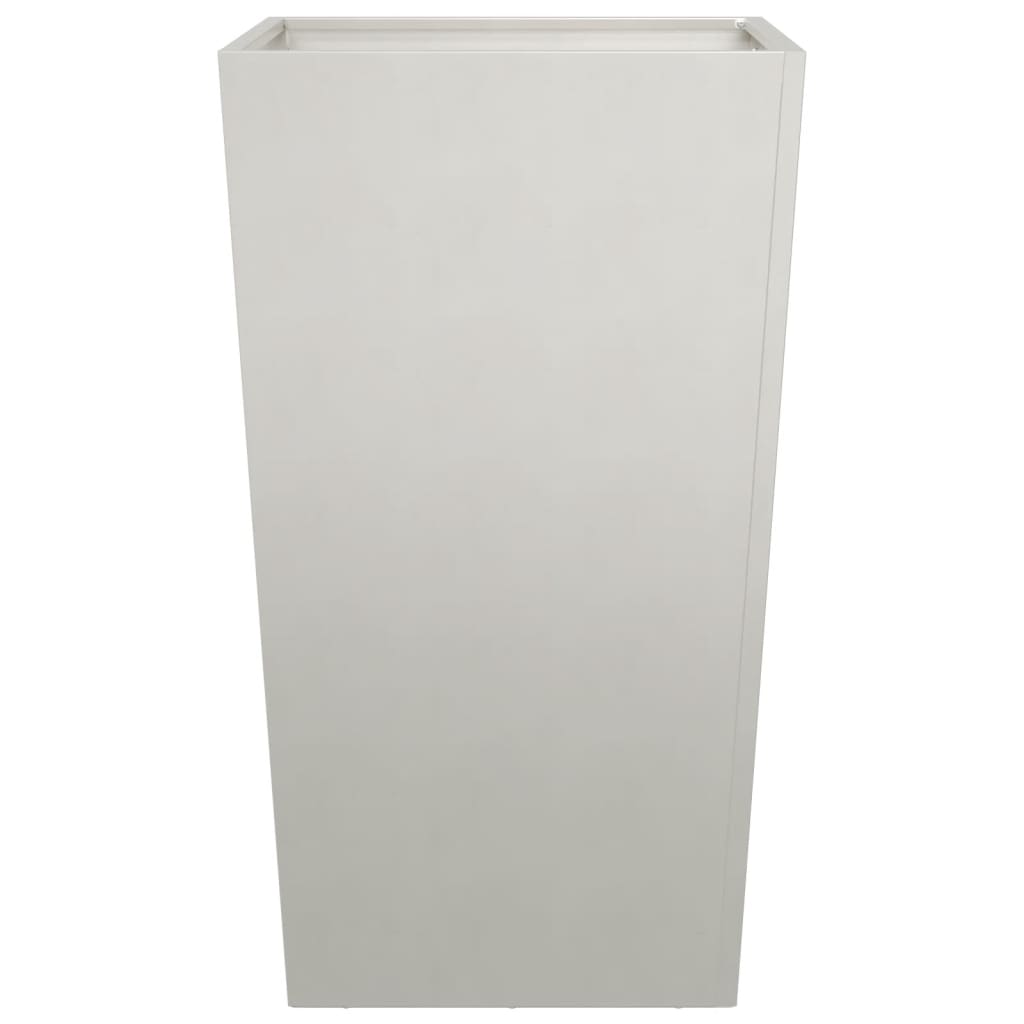 Fioriere da Giardino 2 pz 45x45x75 cm in Acciaio Inox