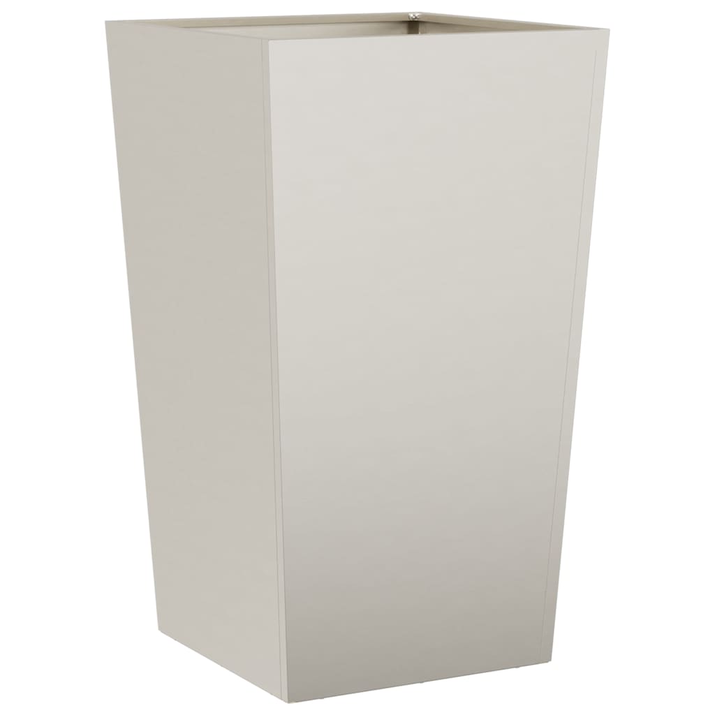 Fioriera da Giardino 45x45x75 cm in Acciaio Corten