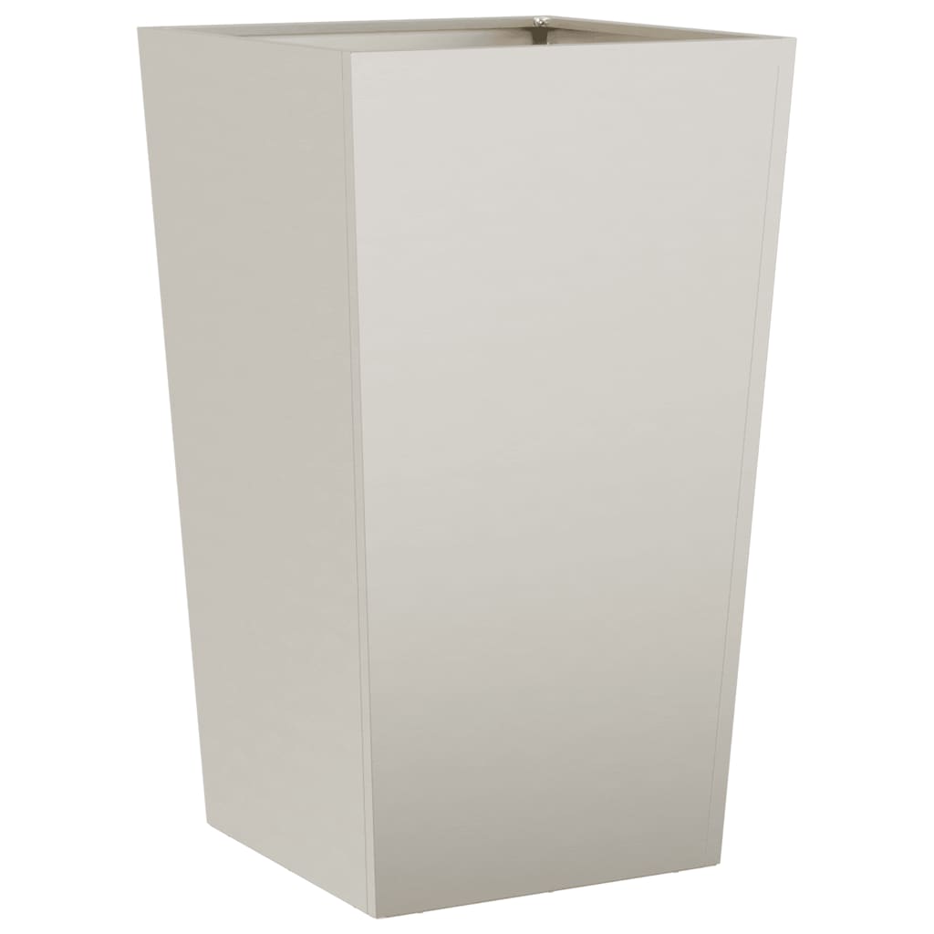 Fioriere da Giardino 2 pz 45x45x75 cm in Acciaio Corten