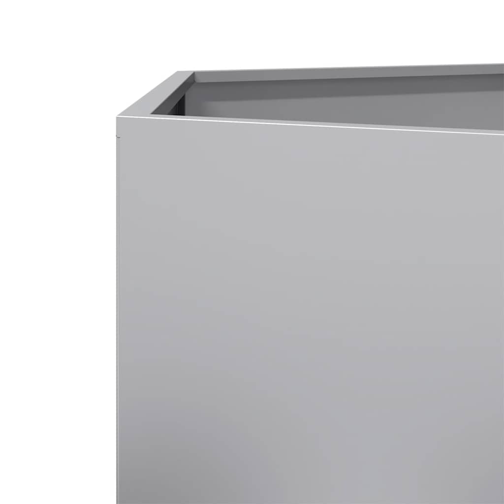 Fioriera da Giardino Esagono 104x90x45 cm in Acciaio Zincato