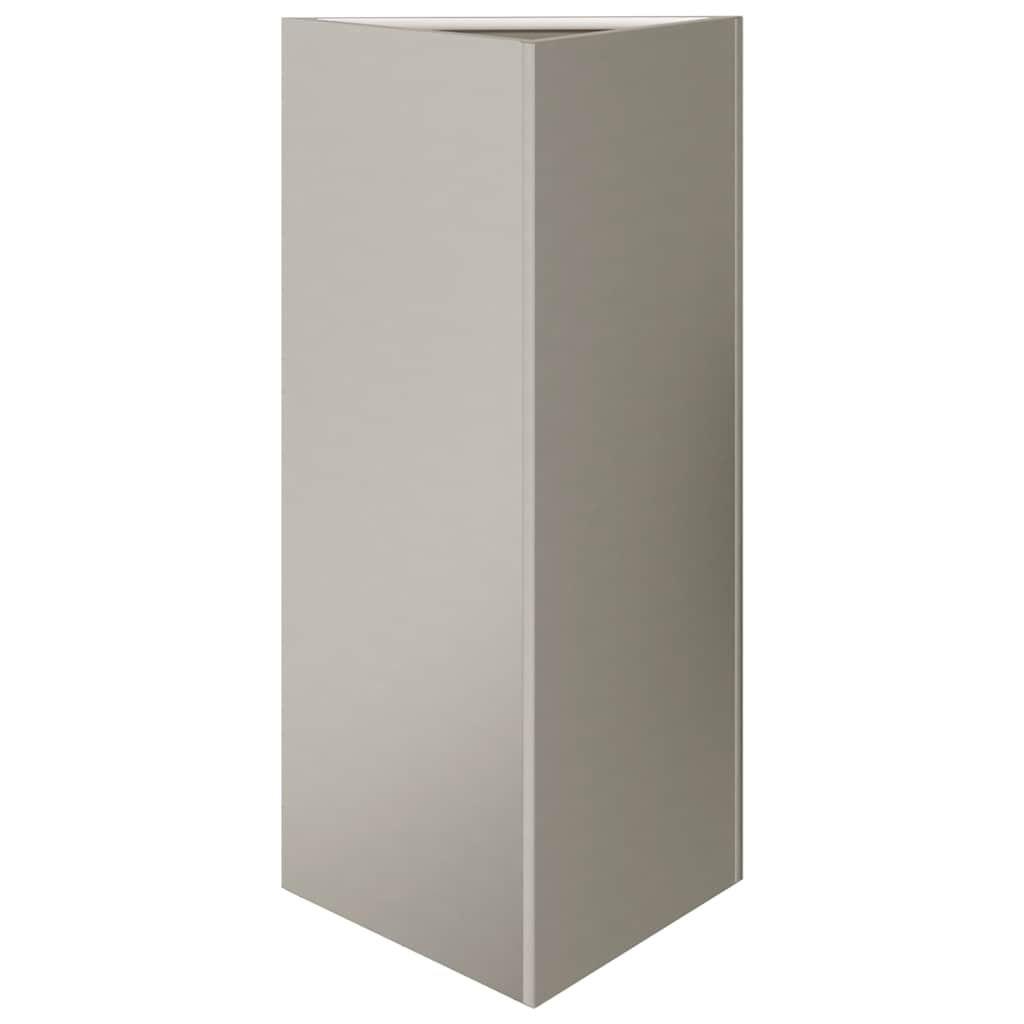 Fioriere da Giardino 2 pz Triangolari 40x34,5x75cm Acciaio Corten
