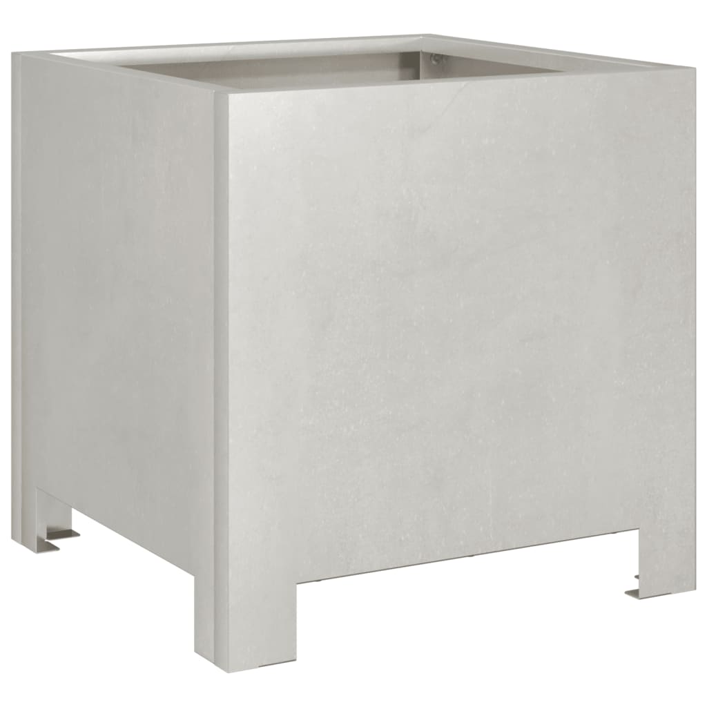 Fioriere da Giardino 2 pz 30x30x30 cm in Acciaio Inossidabile