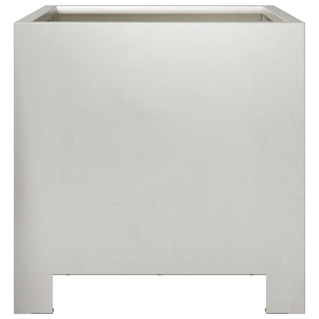Fioriere da Giardino 2 pz 30x30x30 cm in Acciaio Inossidabile