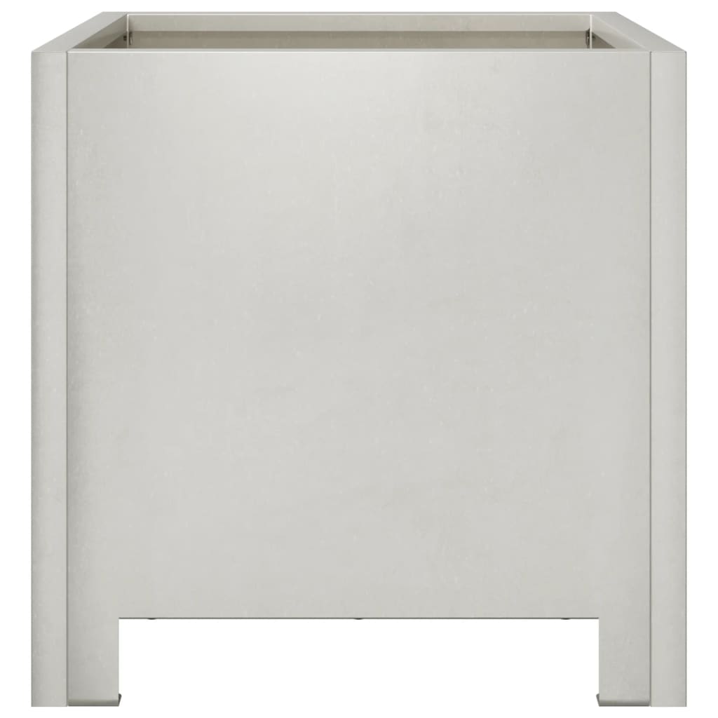 Fioriere da Giardino 2 pz 30x30x30 cm in Acciaio Inossidabile