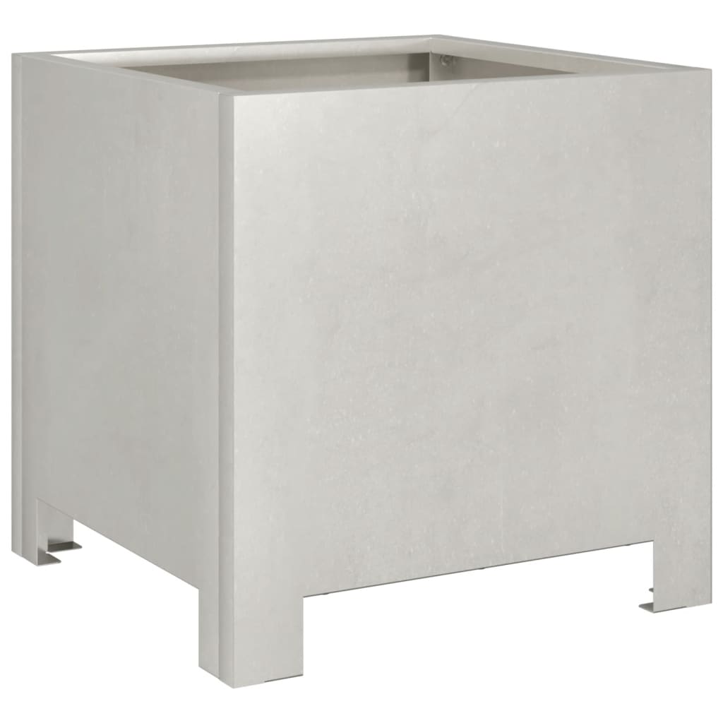 Fioriere da Giardino 2 pz 30x30x30 cm in Acciaio Inossidabile