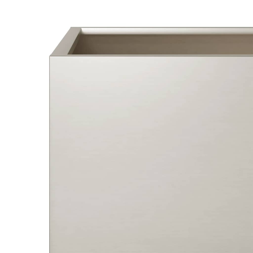 Fioriere da Giardino 2 pz 30x30x30 cm in Acciaio Corten