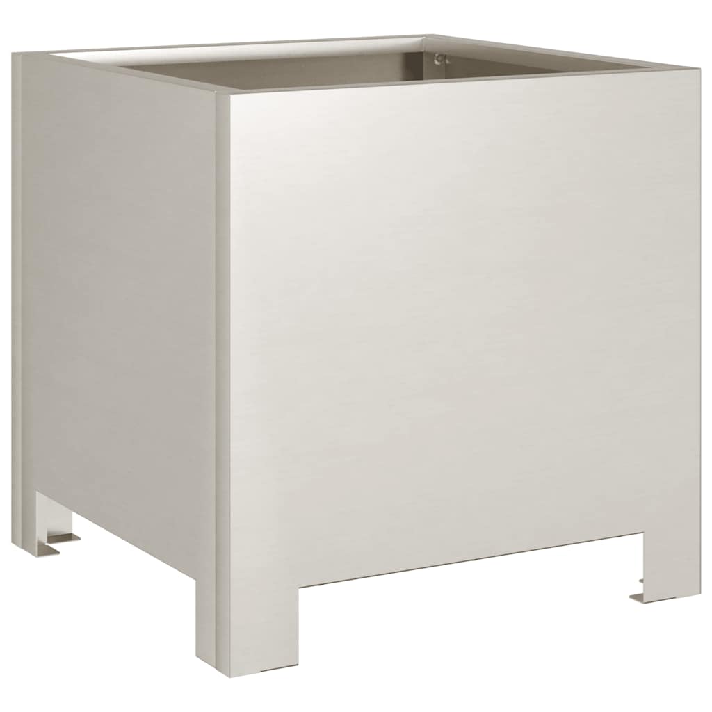 Fioriere da Giardino 2 pz 30x30x30 cm in Acciaio Corten