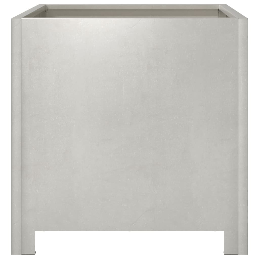 Fioriera da Giardino 40x40x40 cm in Acciaio Inox