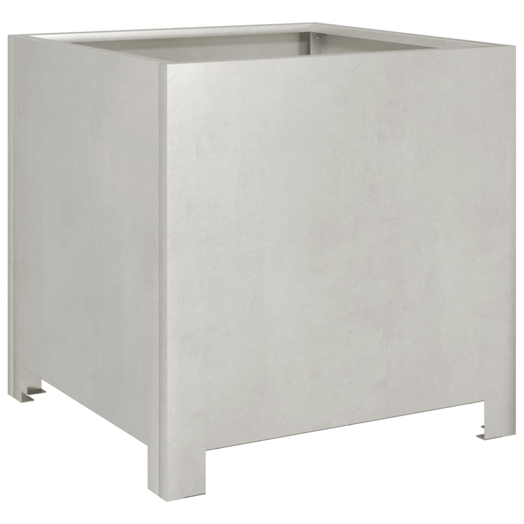 Fioriera da Giardino 40x40x40 cm in Acciaio Inox