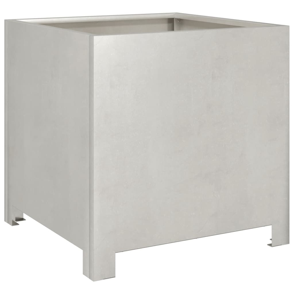 Fioriere da Giardino 2 pz 40x40x40 cm in Acciaio Inox
