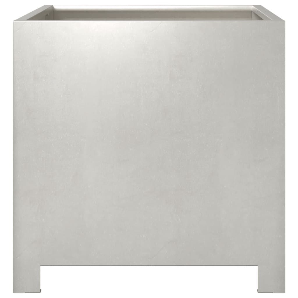 Fioriere da Giardino 2 pz 40x40x40 cm in Acciaio Inox