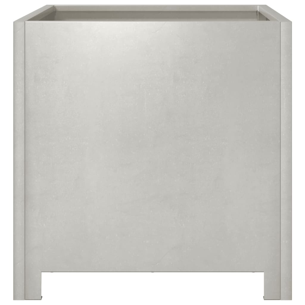 Fioriere da Giardino 2 pz 40x40x40 cm in Acciaio Inox