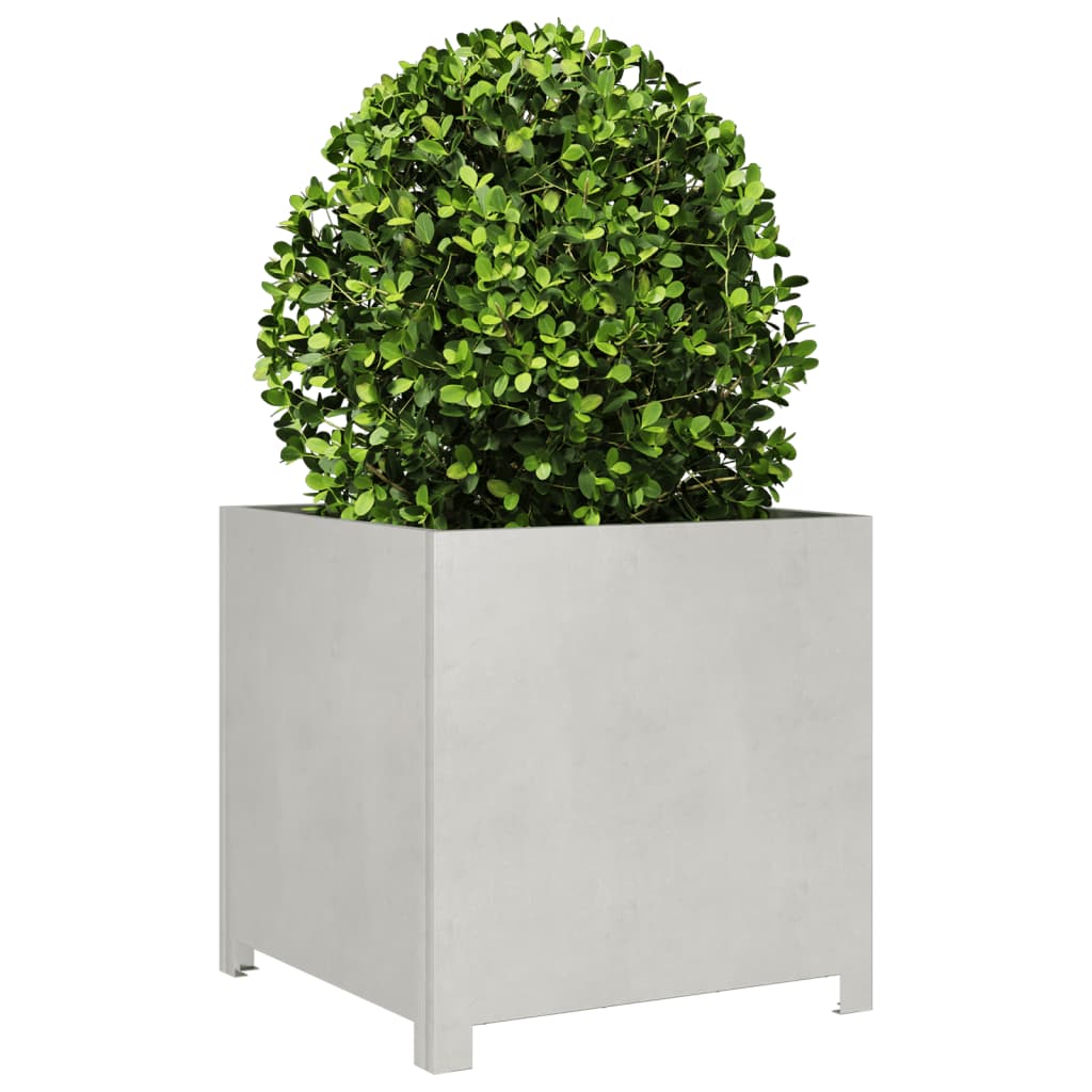 Fioriera da Giardino 50x50x50 cm in Acciaio Inox