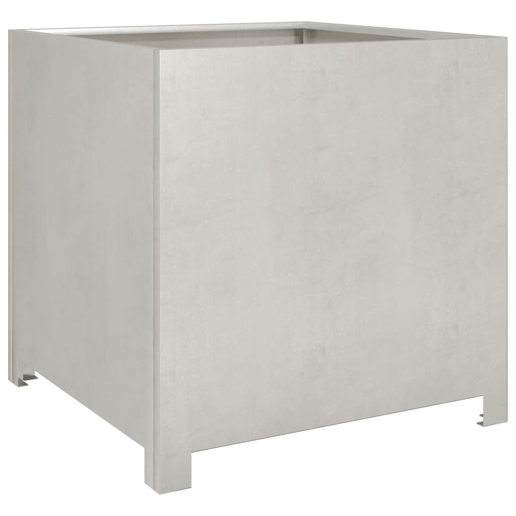 Fioriera da Giardino 50x50x50 cm in Acciaio Inox