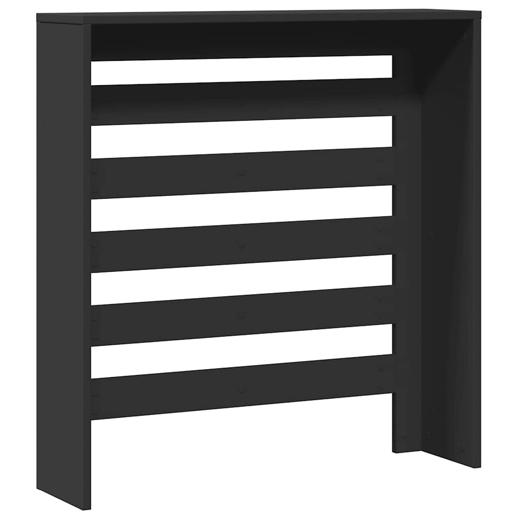 Copertura per radiatori Nero 78 x 20 x 82 cm