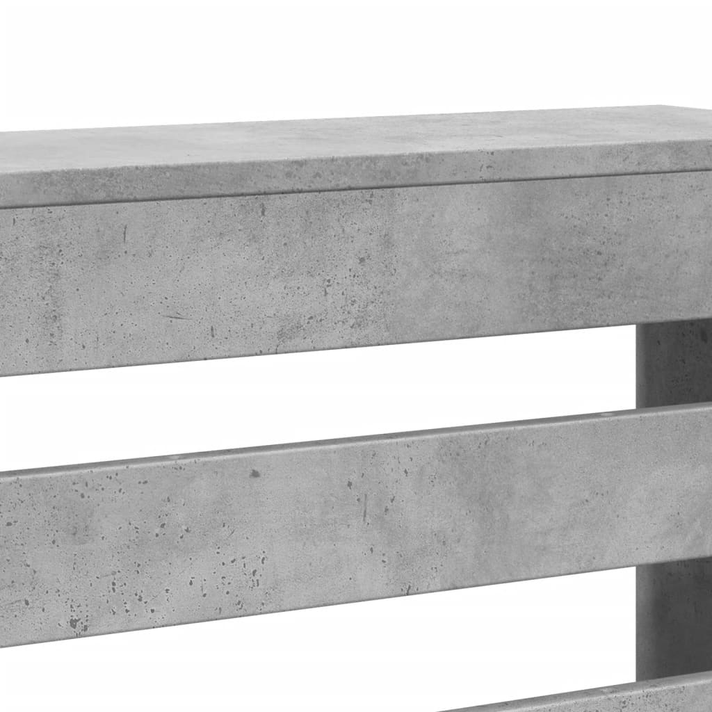 Copertura per radiatori Grigio Cemento 78 x 20 x 82 cm