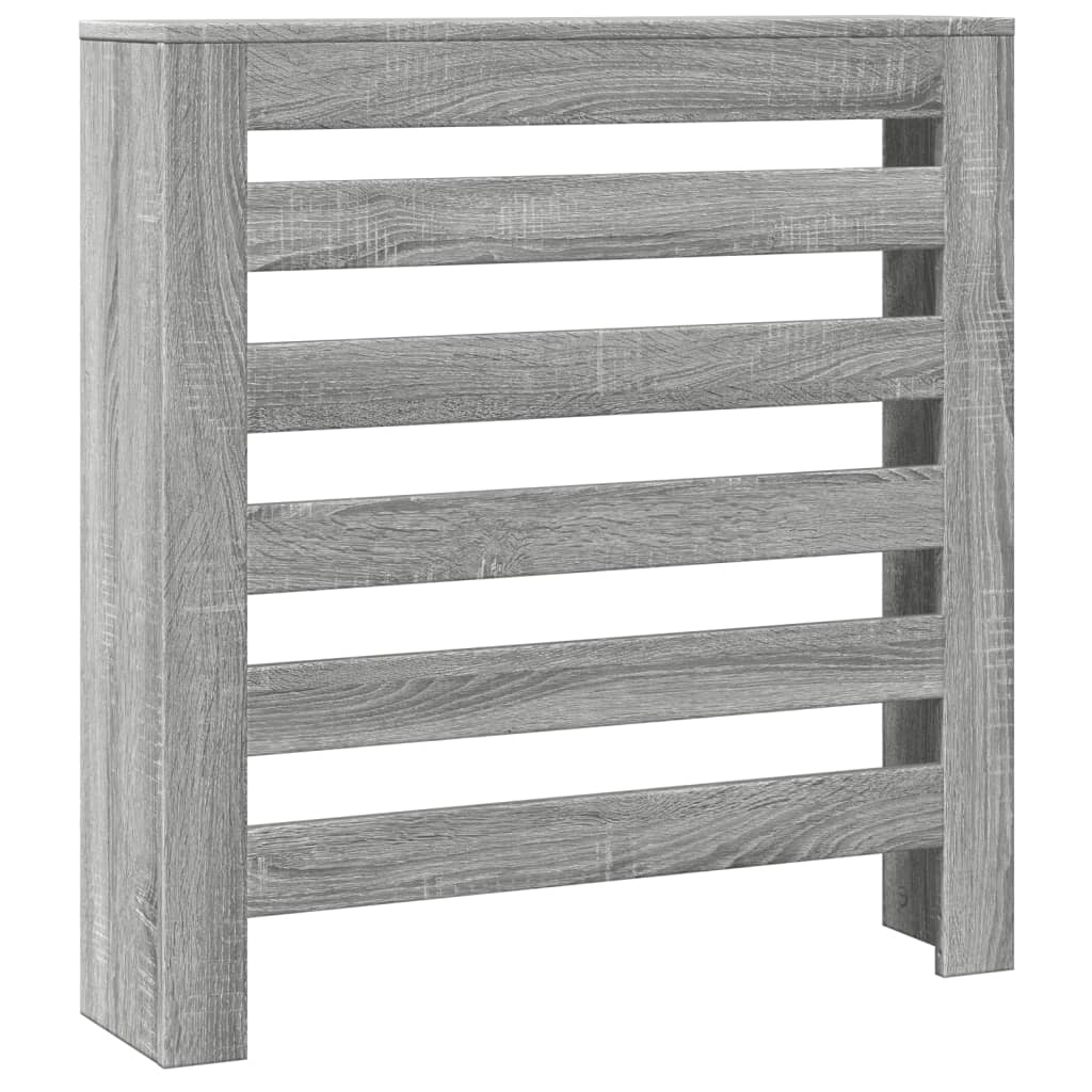 Copertura per radiatori Sonoma grigio 78 x 20 x 82 cm