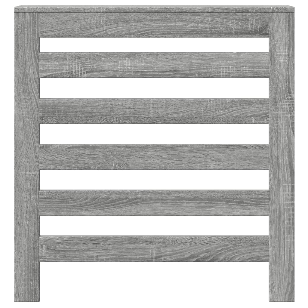 Copertura per radiatori Sonoma grigio 78 x 20 x 82 cm