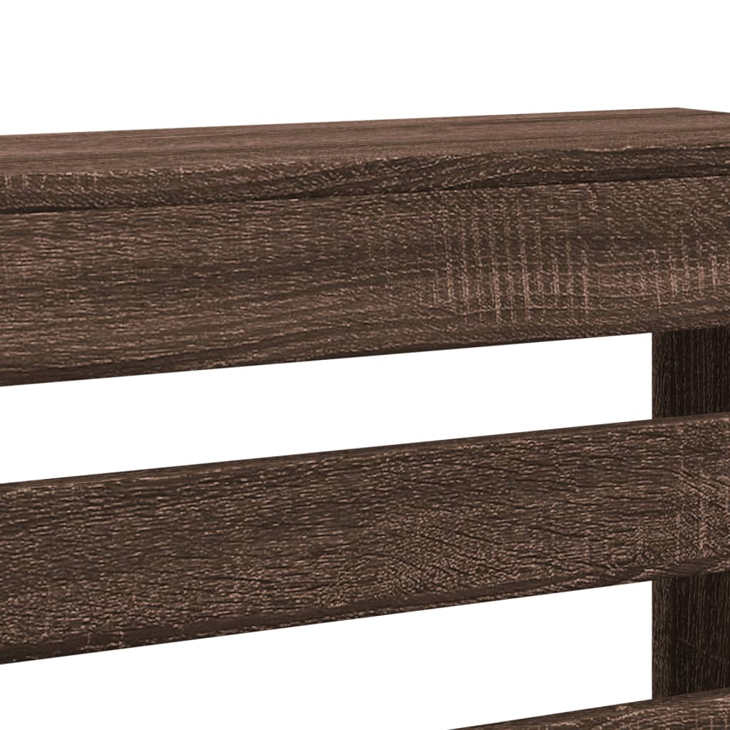 Copertura per radiatori Rovere Marrone Legno ingegnerizzato