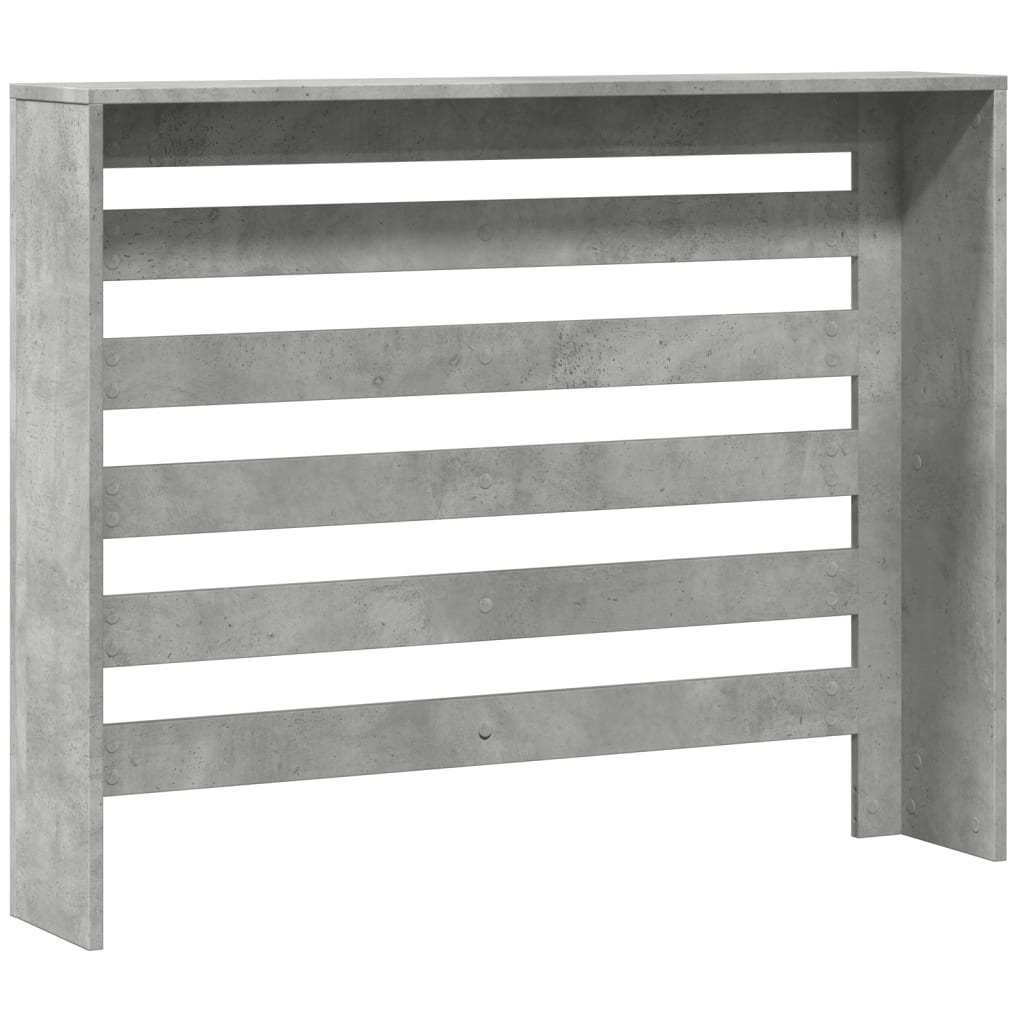 Copertura per radiatori Grigio Cemento 104 x 20 x 82 cm