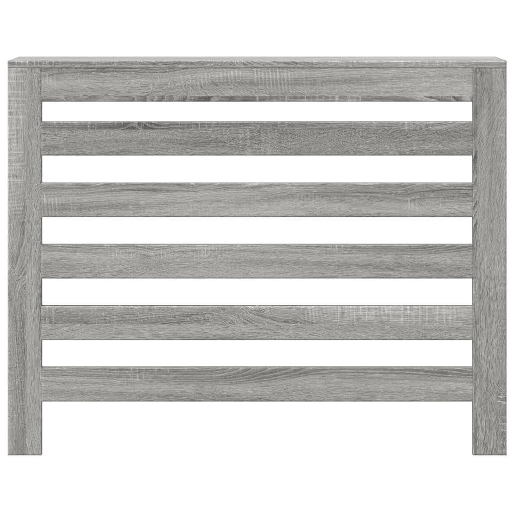 Copertura per radiatori Sonoma grigio 104 x 20 x 82 cm