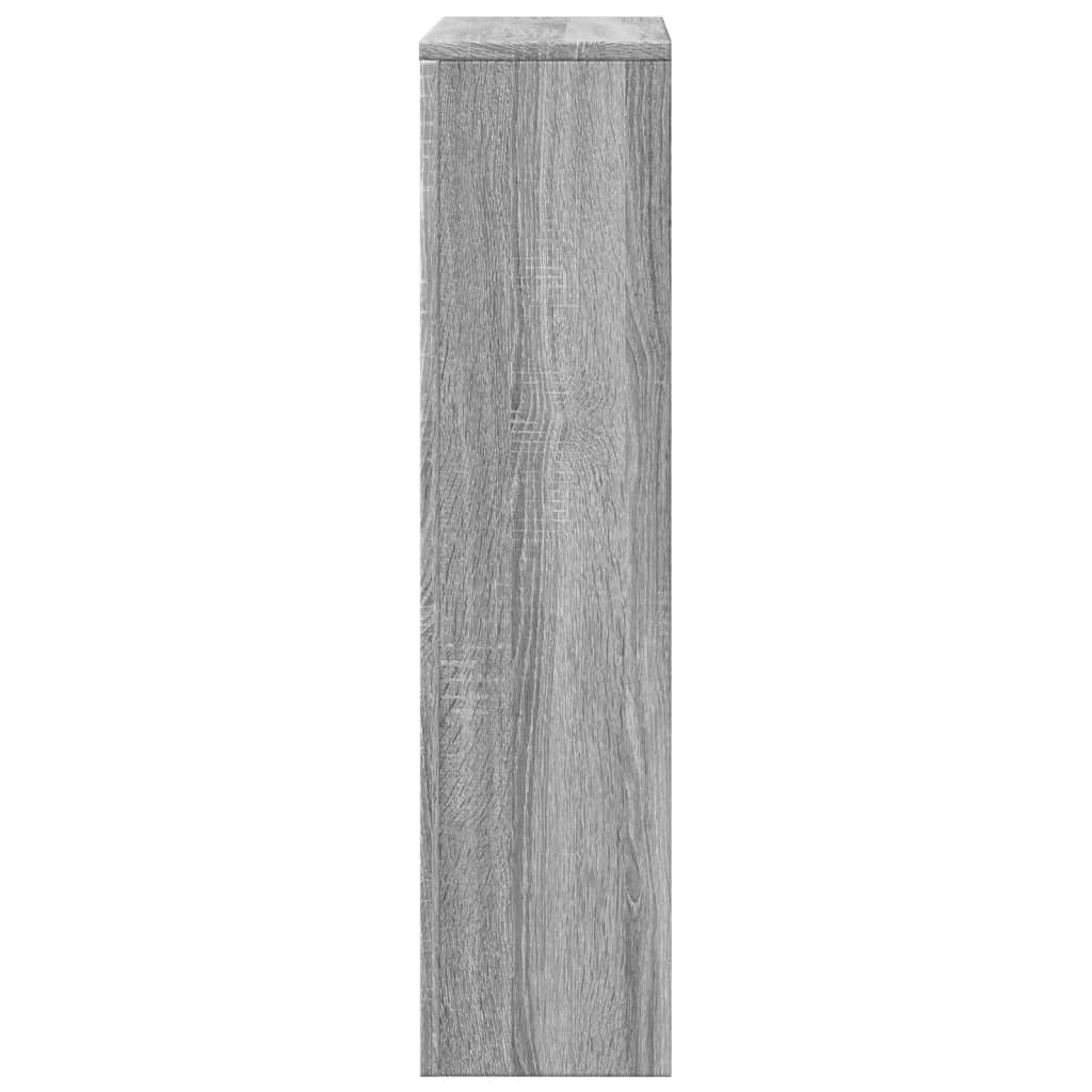 Copertura per radiatori Sonoma grigio 104 x 20 x 82 cm