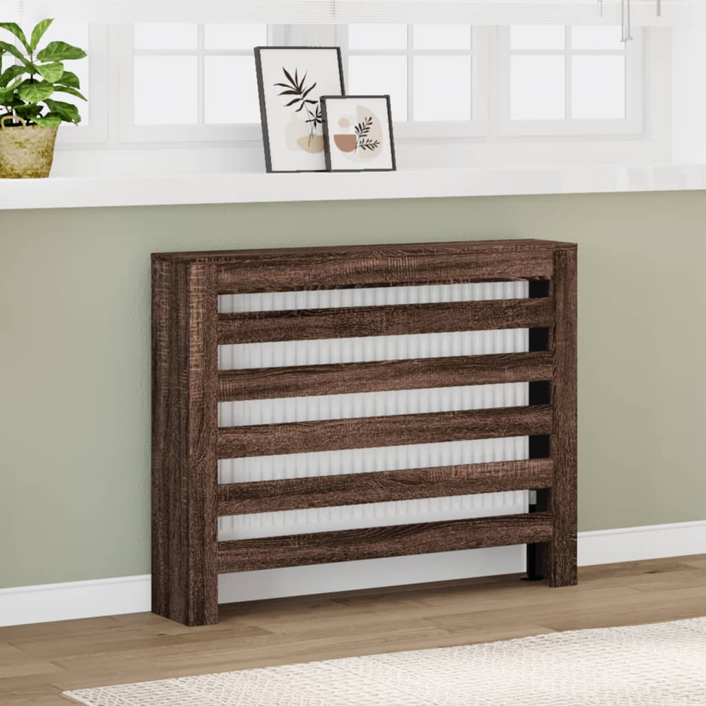Copertura per radiatori Rovere Marrone 104 x 20 x 82 cm