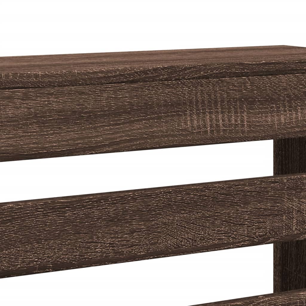 Copertura per radiatori Rovere Marrone 104 x 20 x 82 cm