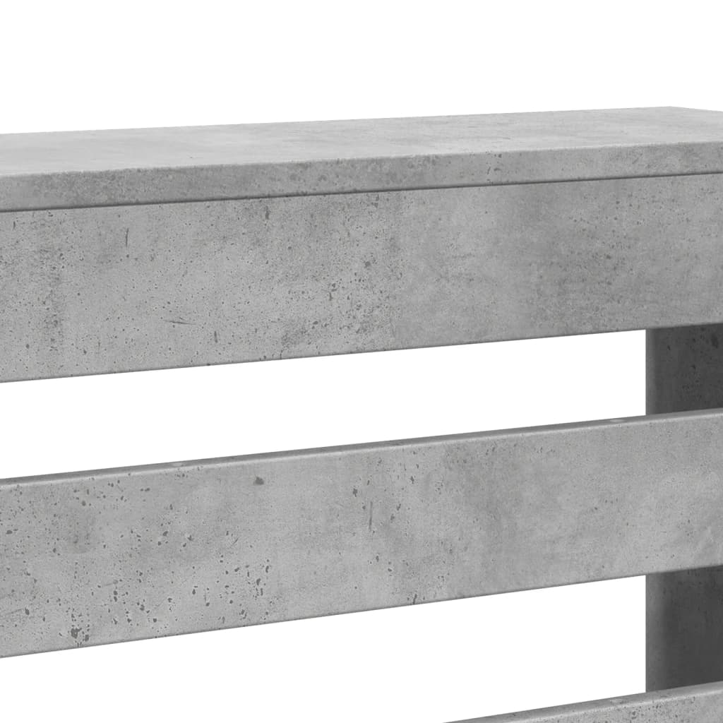 Copertura per radiatori Grigio Cemento 149 x 20 x 82 cm