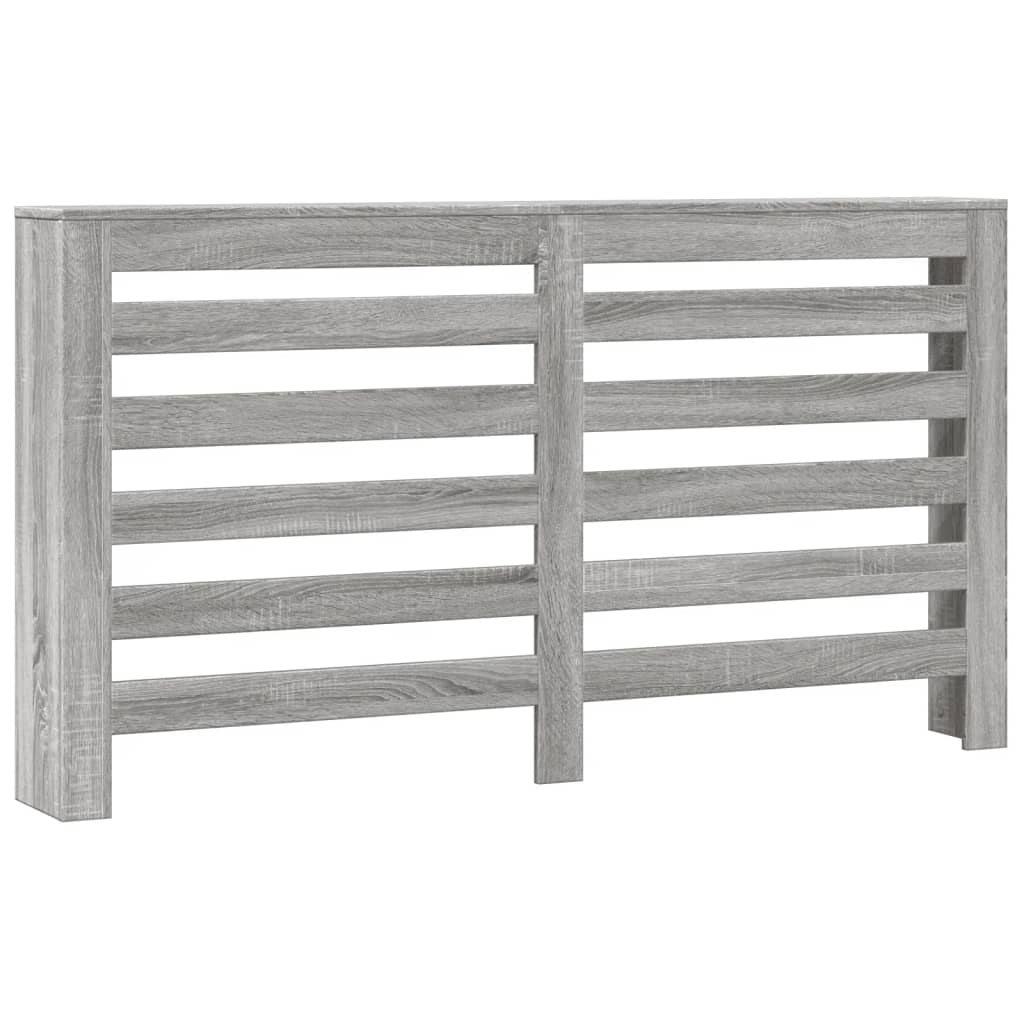 Copertura per radiatori Sonoma grigio 149 x 20 x 82 cm