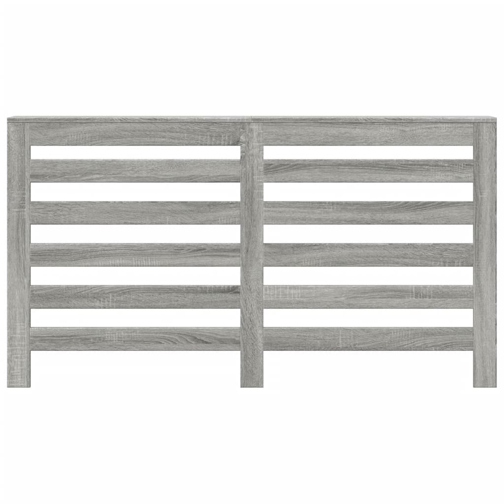 Copertura per radiatori Sonoma grigio 149 x 20 x 82 cm