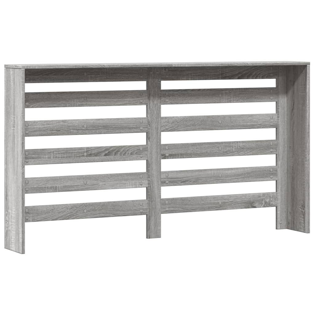 Copertura per radiatori Sonoma grigio 149 x 20 x 82 cm