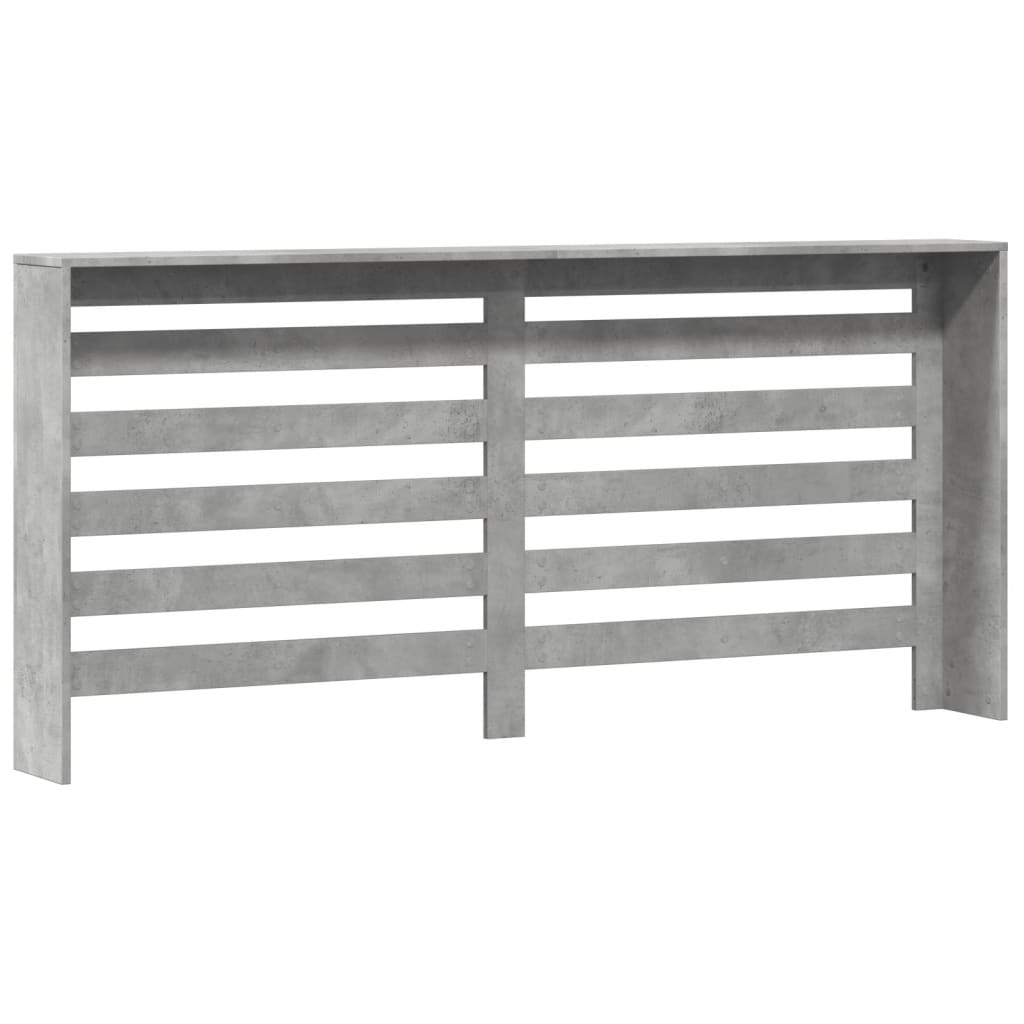 Copertura per radiatori Grigio Cemento 175 x 20 x 82 cm
