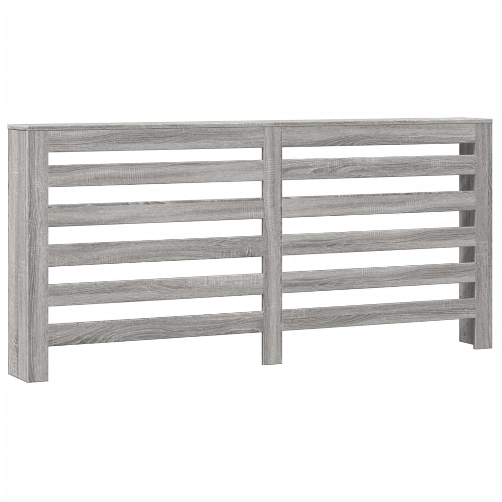 Copertura per radiatori Sonoma grigio 175 x 20 x 82 cm