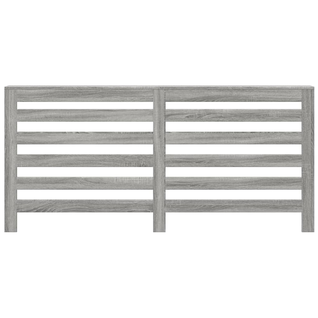 Copertura per radiatori Sonoma grigio 175 x 20 x 82 cm