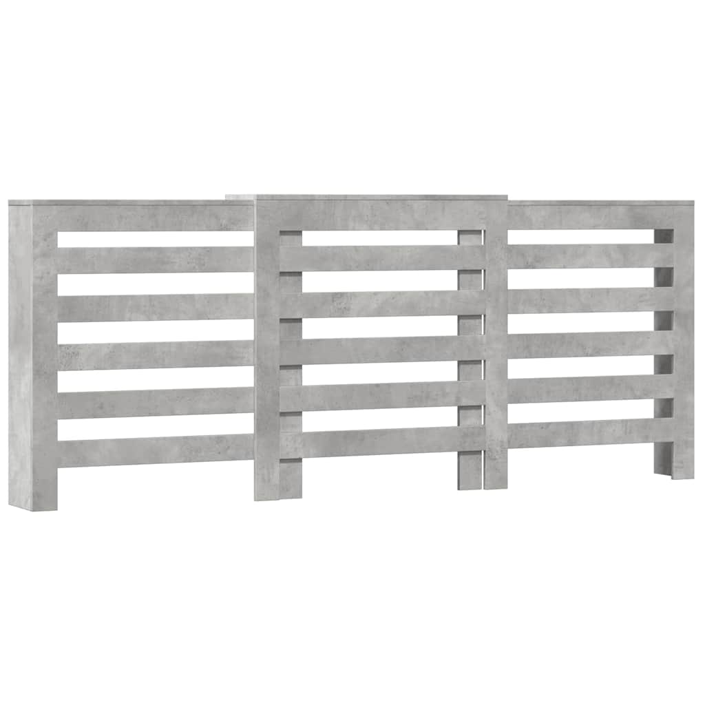 Copertura per radiatori Grigio Cemento 205 x 21,5 x 83,5 cm
