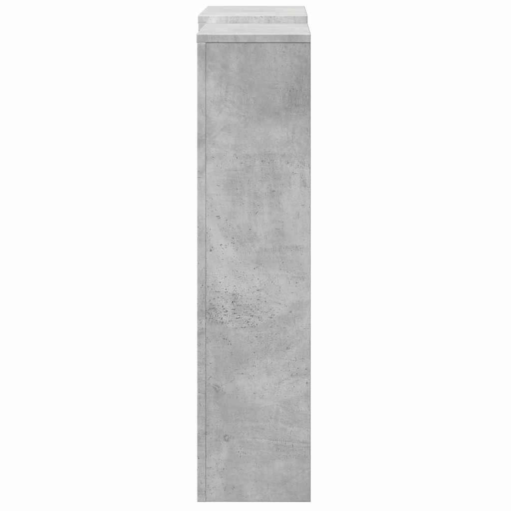 Copertura per radiatori Grigio Cemento 205 x 21,5 x 83,5 cm